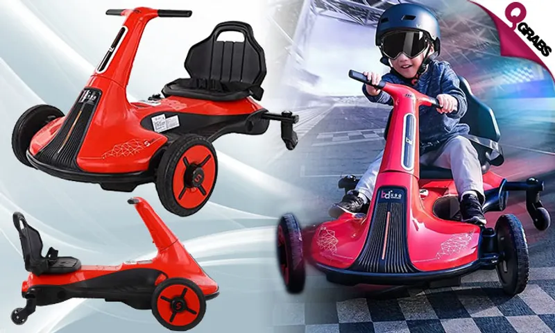 Ride-On Car: Kids Drifting Car!